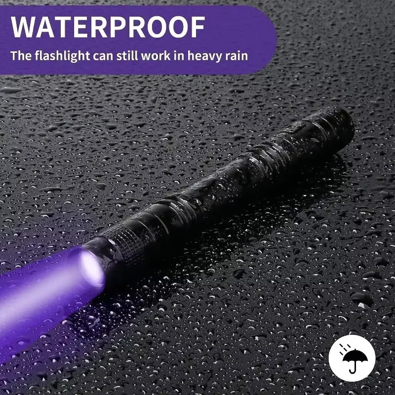 BALDR UV-Taschenlampe mit 365 nm Wellenlänge und Stiftclip für Skorpion- und Urin-Detektion, violettes Licht, AAA-Batteriebetrieben - Bild 3