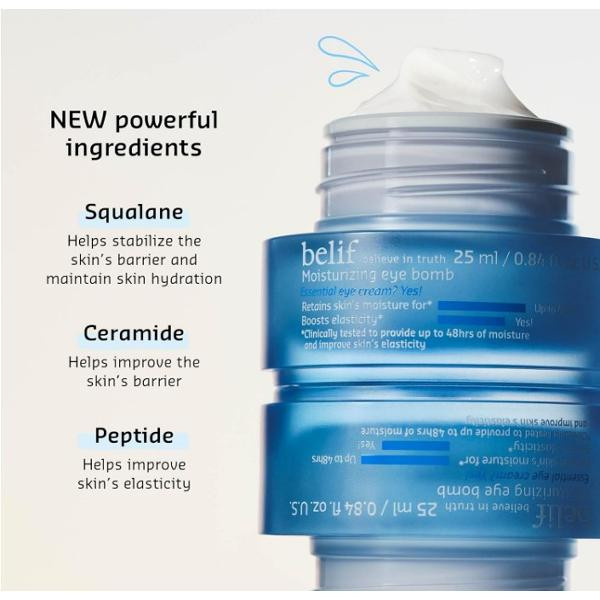 belif Augenbombe Feuchtigkeitsspendende Augencreme, 25 ml, Unisex - Bild 2