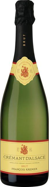 François Kremer Crémant d'Alsace, Schaumwein, Auxerrois, Brut, 12,5 %, 0,75 l - Bild 1