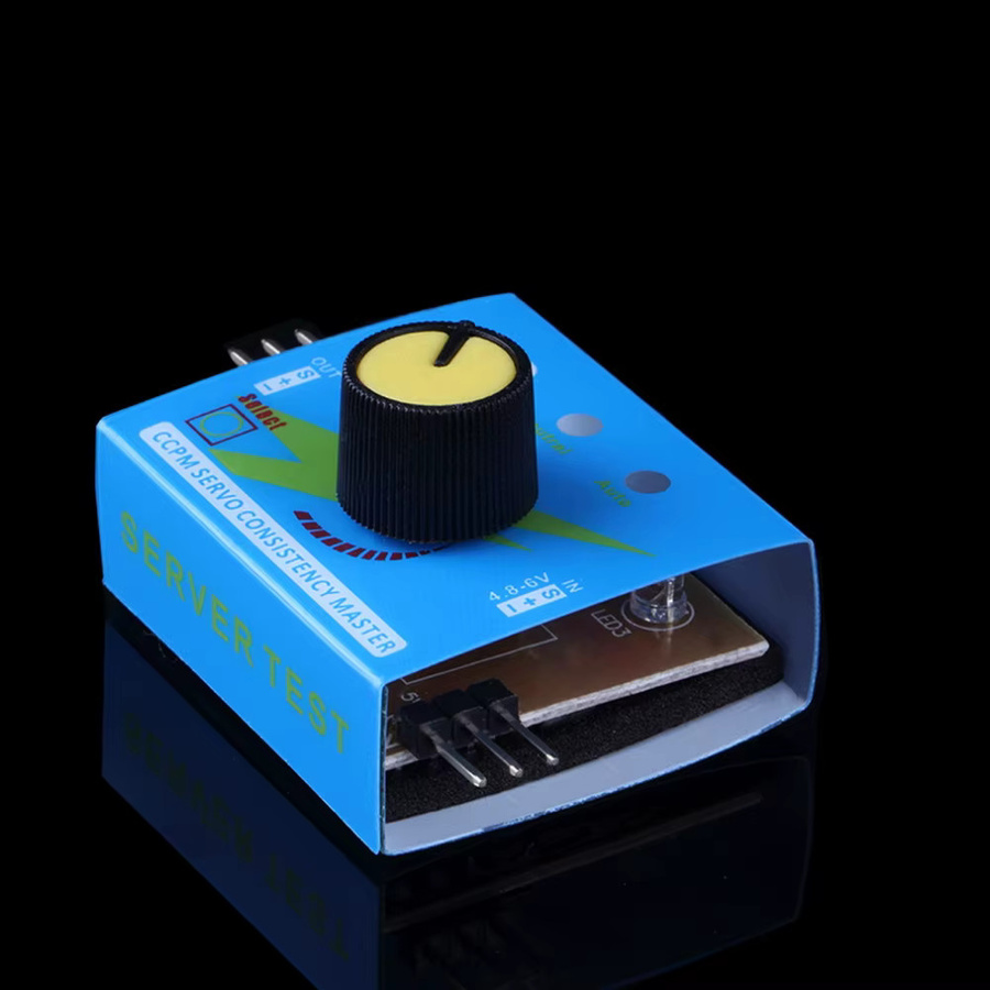 Mitoot Multi Servo Tester ECS Konsistenz Geschwindigkeits-Controller in Blau für RC Drohnen, Autos, Boote und Flugzeugmodelle - Bild 3