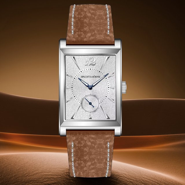 Specht & Söhne Chronograph, Edelstahl, Eckig, Schwarz, Herren - Bild 1