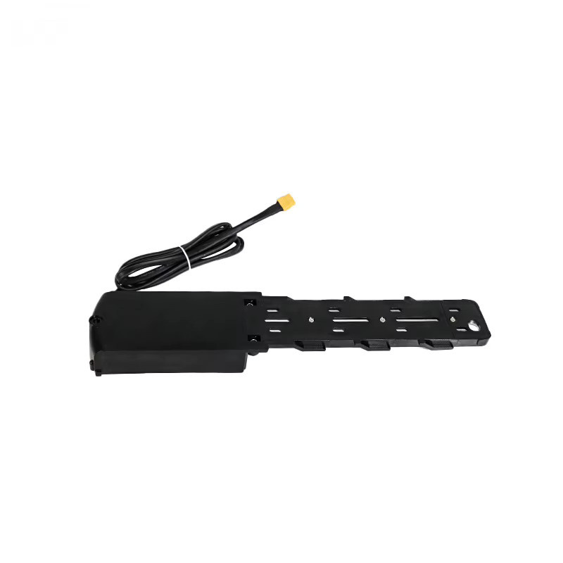 OUXI Batterie Basis Montage Platte Halterung für OUXI V8 Elektrisches Fahrrad mit 4-Pin Schiene und XT60 Stecker, Schwarz - Bild 2