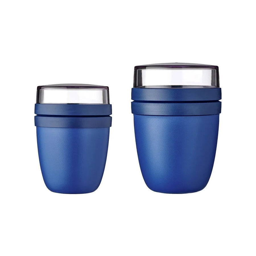 Mepal Ellipse Lunchpot Set 2-teilig in Vivid Blue und Transparent - Bild 2