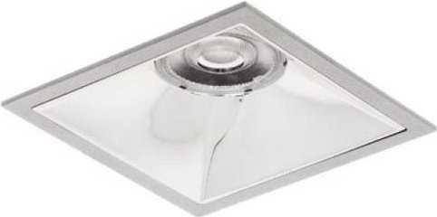 Brumberg 40643164DA LED-Einbauleuchte in Silber, quadratisch, dimmbar, kälteres Weiß - Bild 1