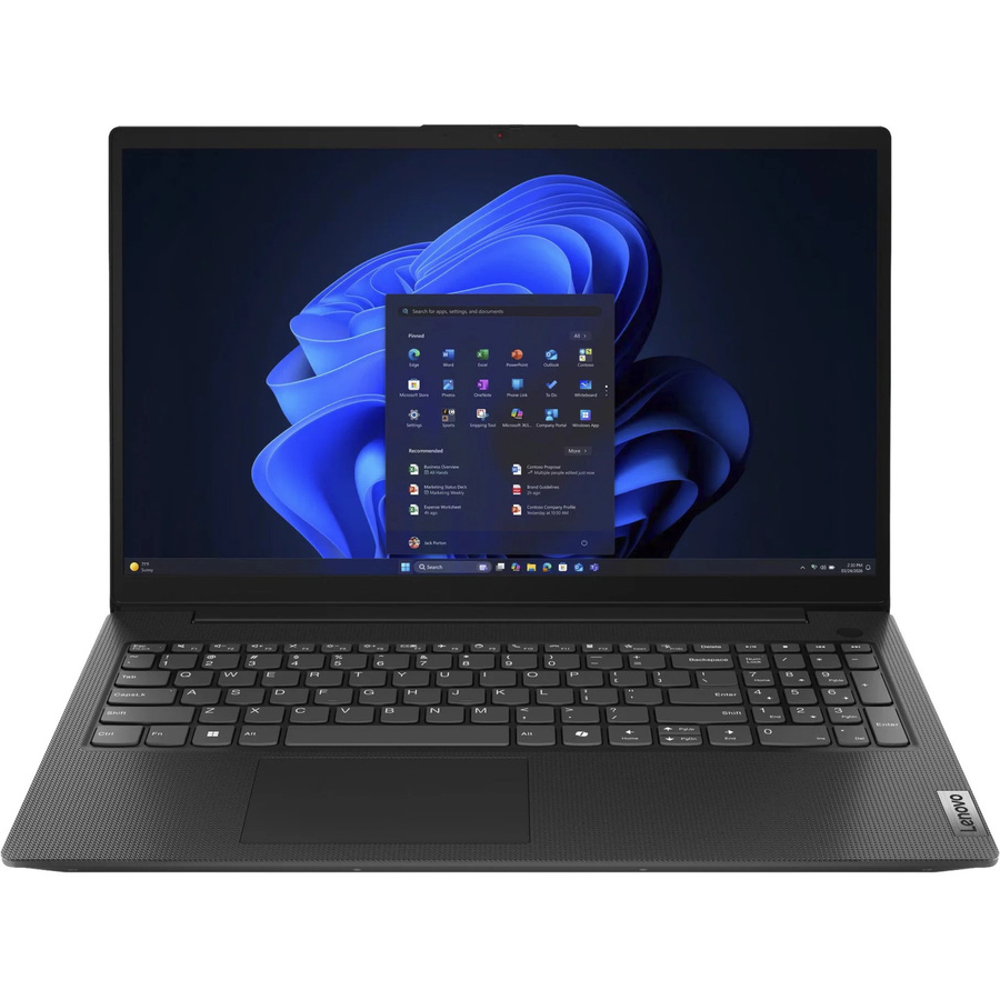 Lenovo V15 G7 Notebook 83VF007UGE in Schwarz mit 15,6 Zoll Display, Intel Prozessor, 8 GB RAM, 256 GB SSD, Windows, Bluetooth, Wi-Fi, HDMI und Ethernet/LAN - Bild 1