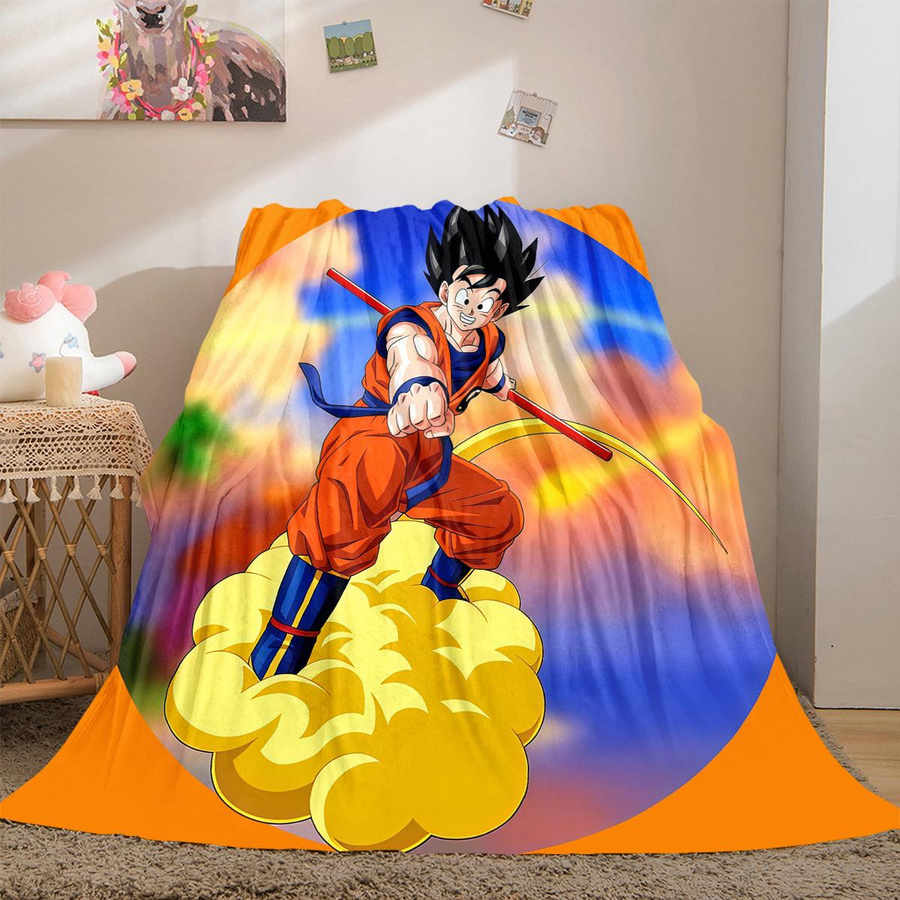 Son Goku Flanellndecke multicolor B/B: 80 cm, L: 120 cm - Bild 6