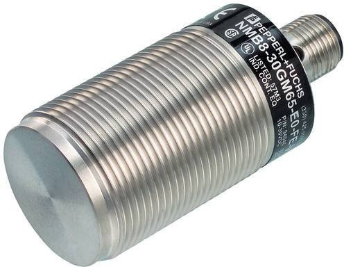 Pepperl+Fuchs Induktiver Sensor NMB8-30GM65-E0-FE-V1 908453 NPN in Silber, bündig montierbar - Bild 1