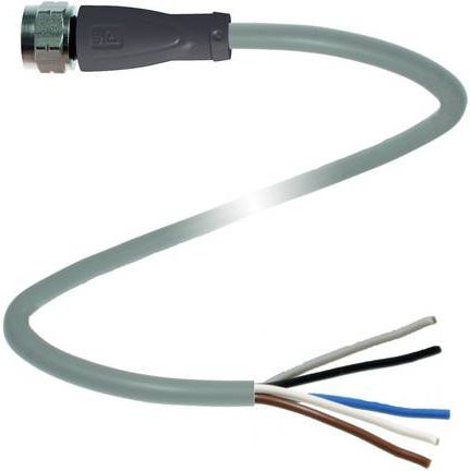 Pepperl+Fuchs 240006-0008 Sensor-Aktor-Steckverbinder konfektioniert in Grau aus Edelstahl mit 5 Polen und 30m Länge - Bild 1