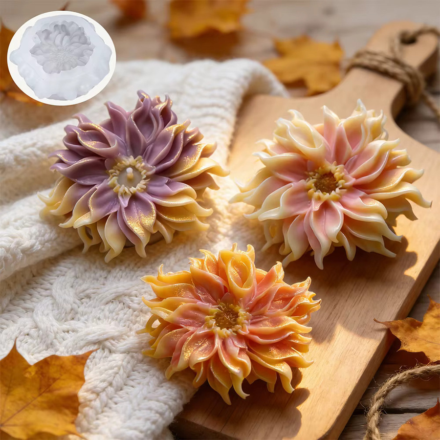 Fiesta Silikonform für Blumen-Dekorationen zum Backen von Schokolade, Kuchen und Keksen - Bild 4