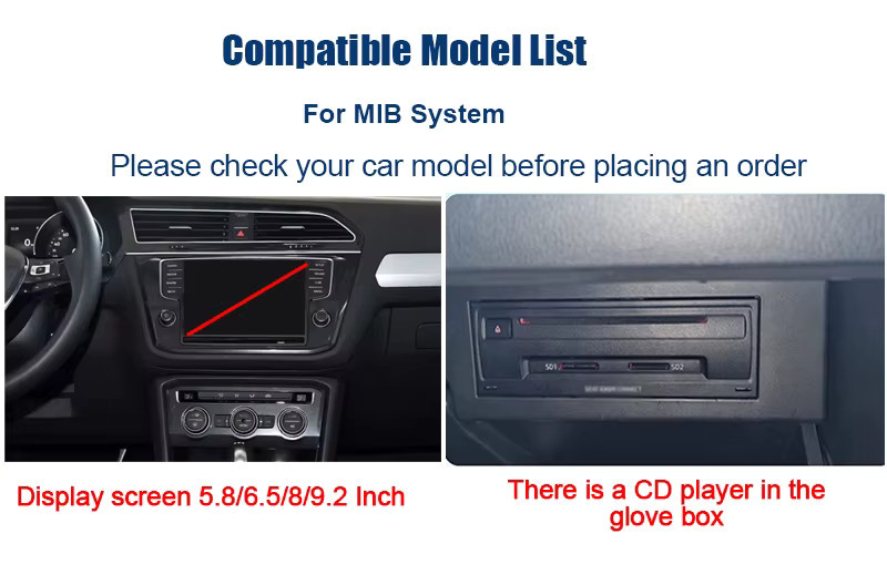AUTOABC Kabelloses CarPlay und Android Auto Interface für VW Golf 7, Tiguan, Lamando, Magotan, Phideon und Teramont mit MIB1/MIB2-Unterstützung und AirPlay - Bild 6