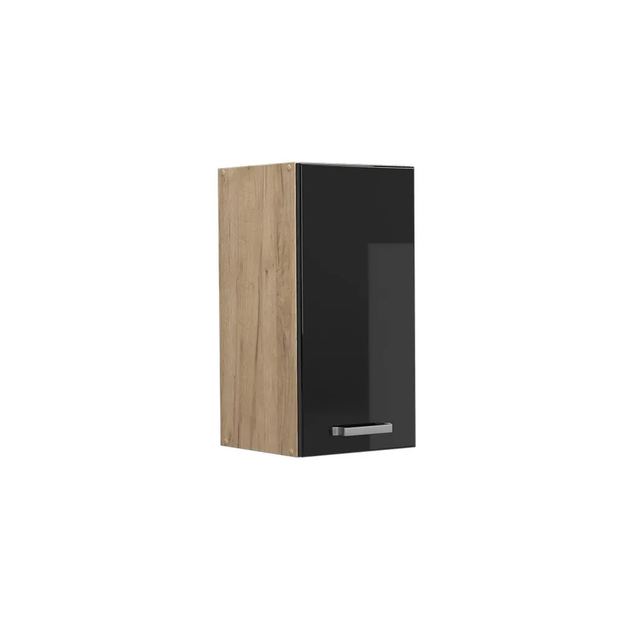 Vicco Hängeschrank R-Line Küchenschrank in Schwarz und Eiche, modern, Breite: 30 cm - Bild 3