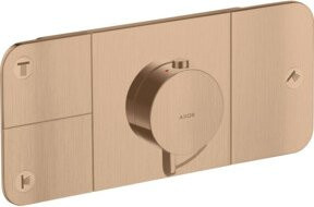 Hansgrohe Axor One UP Thermostat-Fertigmontageset für 3 Wasseranschlüsse in Rosegold - Bild 1