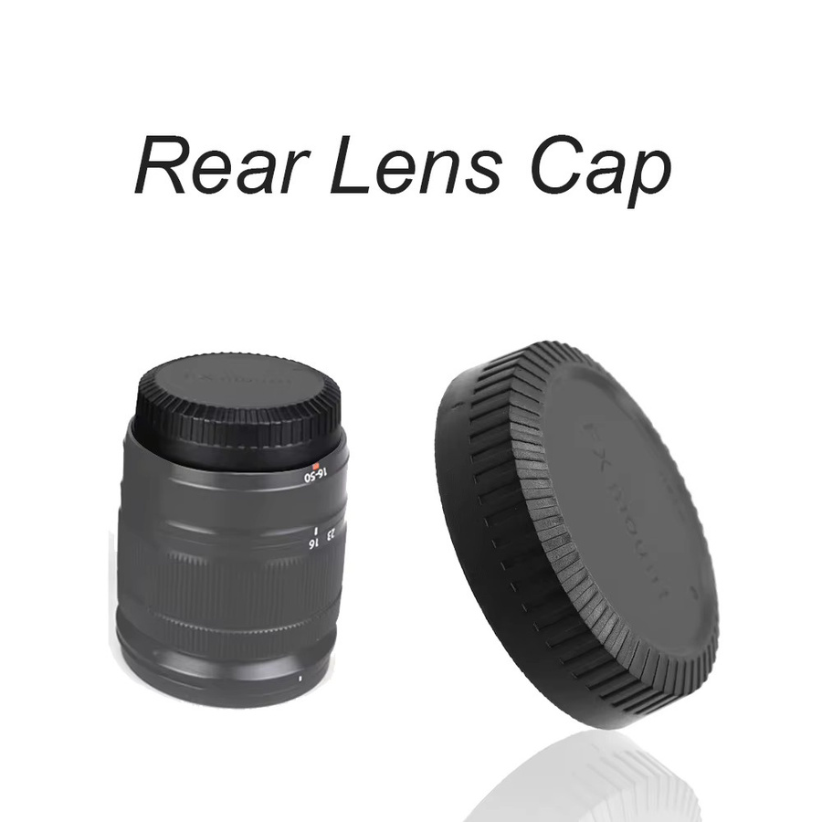 Fujifilm Hintere Objektivdeckel Abdeckung für FX-Mount Kameras in Schwarz, passend für XT-1, X-E1, X-E2 und X-PRO1 - Bild 2