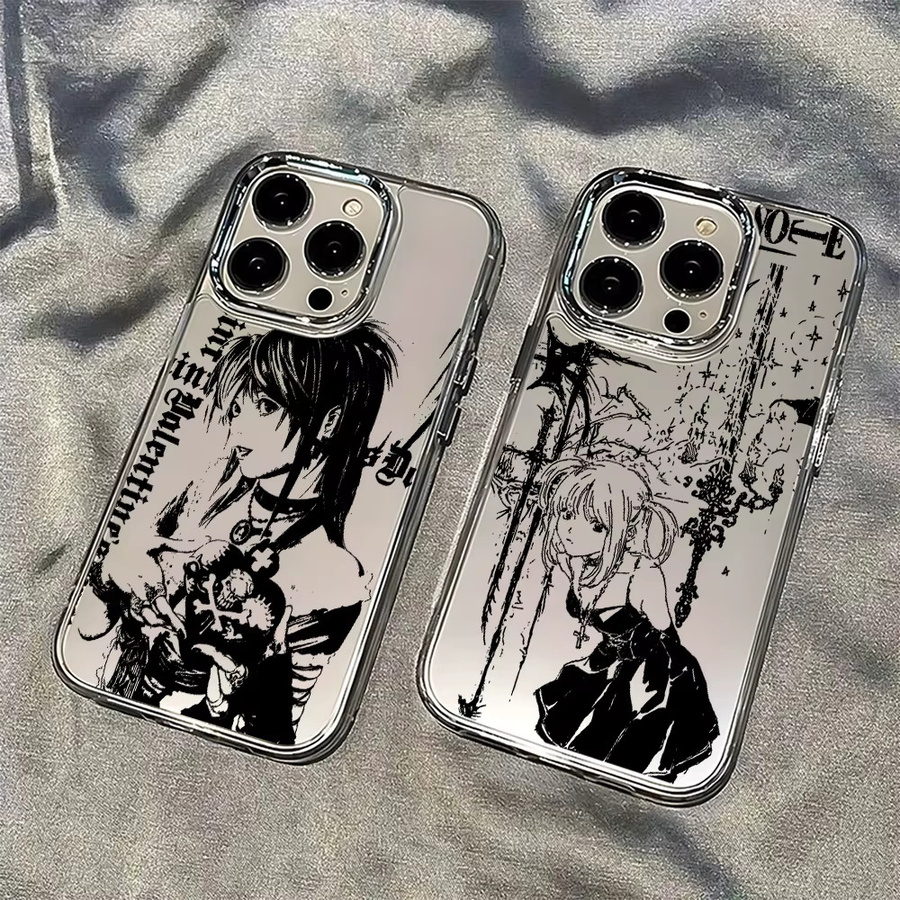 Luxus Clmj Death Note Misa Handyhülle für Samsung Galaxy A56 A36 A26 A06 A55 A35 A16 A54 A34 A25 A24 A15 A05 A73 A53 A33 4G 5G in Transparent - Bild 3