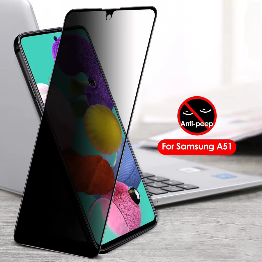 Privatsphäre Displayschutz Glas für Samsung Galaxy S25 Ultra, S24 FE, S23 Plus, S22, S21, A56 5G, A36, A55, A16, A26, A15, A35, A34, A54, A05, A05s, A06 transparent - Bild 3