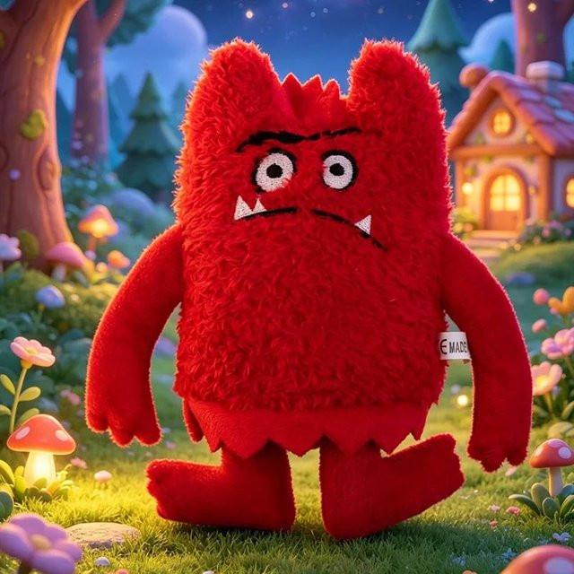 Yiran toy Monster-Stofftier, Kuscheltier, 17cm - Bild 1