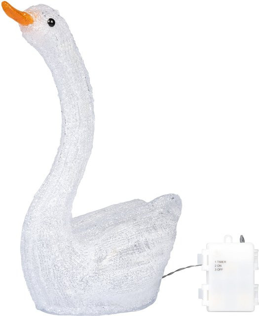 LED-Dekofigur Leuchtschwan - Bild 1