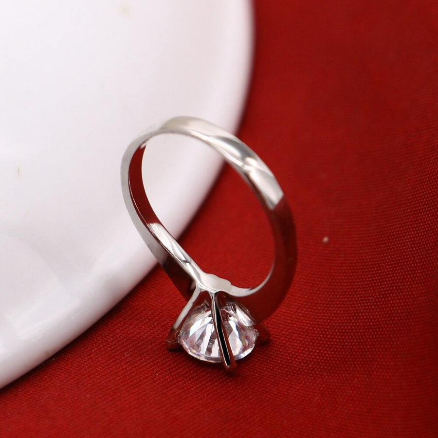 YIRAN Jewelry Ring, 925 Silber, Zirkonia, Damen - Bild 3