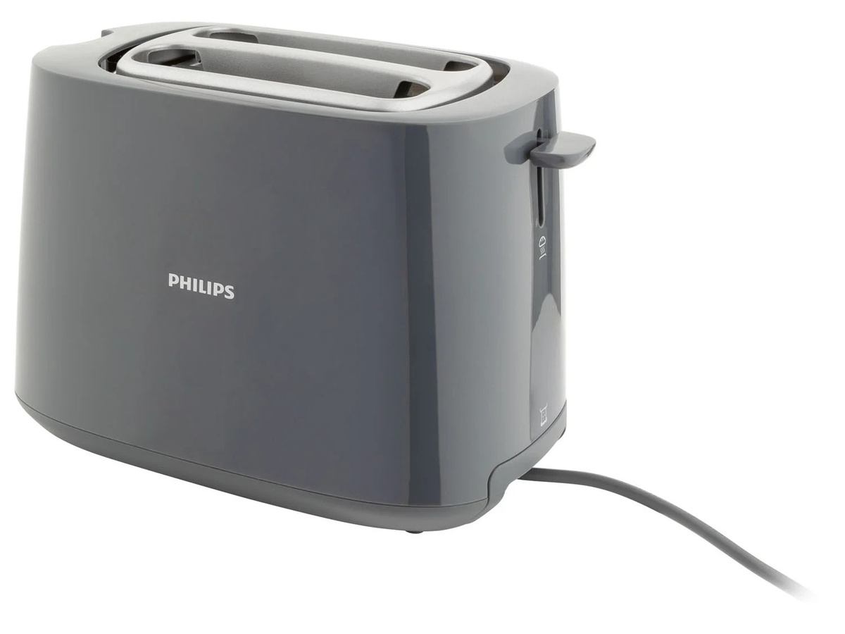 Philips Daily Doppelschlitz-Toaster HD2581/10 in Grau mit Auto-Shutoff-Funktion - Bild 2
