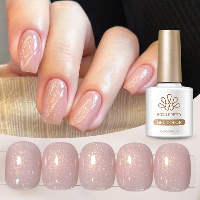 BORN PRETTY Sunset Glimmer Nagellack, 10 ml, schimmernd - Bild 1