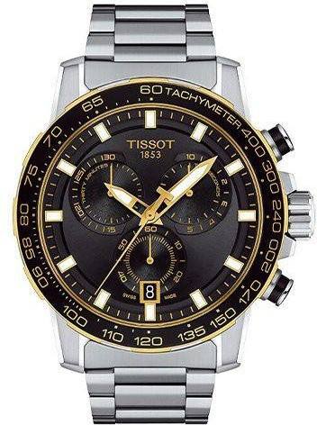 Tissot Chronograph, Quarz, Edelstahl, Schwarz, Herren - Bild 1