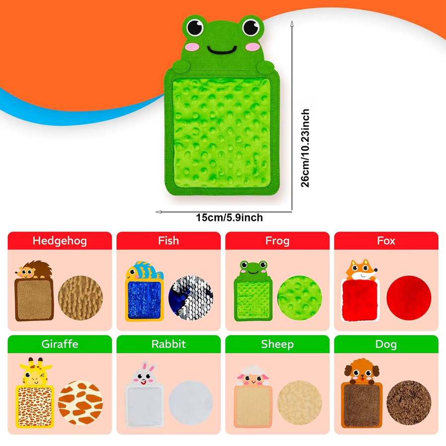 BizyKoady Sensorische Mattenpflaster, Montessori-Tiermotiv, ab 3–5 Jahren - Bild 4