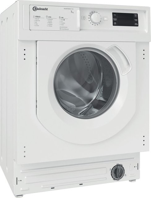 Bauknecht Einbau-Frontlader-Waschmaschine BI WMBG 71483E DE N in Weiß mit 7,0 kg Kapazität und 1400 Umdrehungen - Bild 1