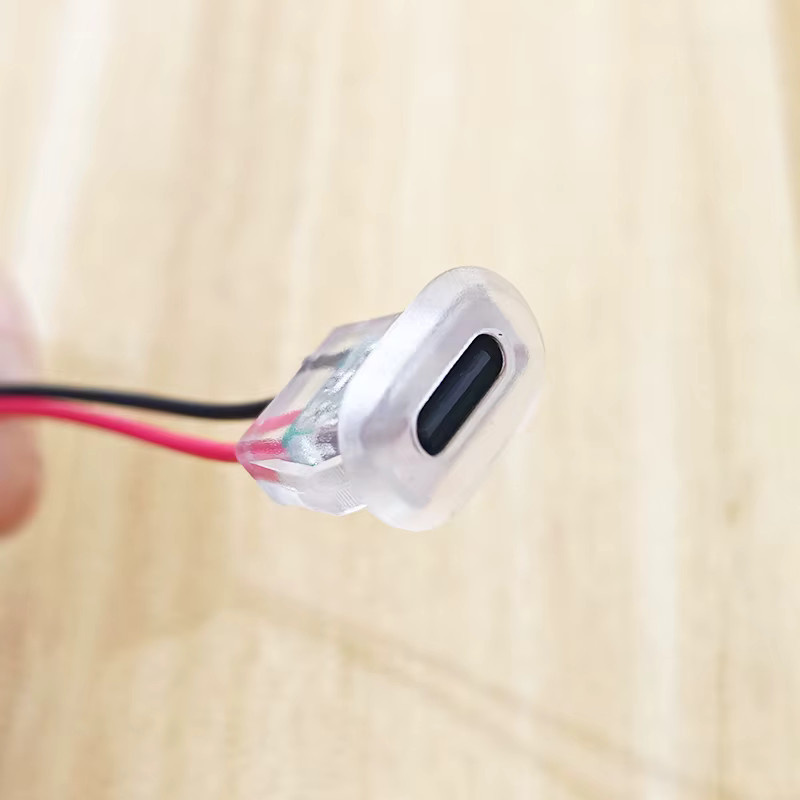 YuXi USB-C Typ-C Buchsenstecker mit PH2.0-Kabel für LED-Lampen und Elektrofahrzeuge, Schwarz - Bild 2