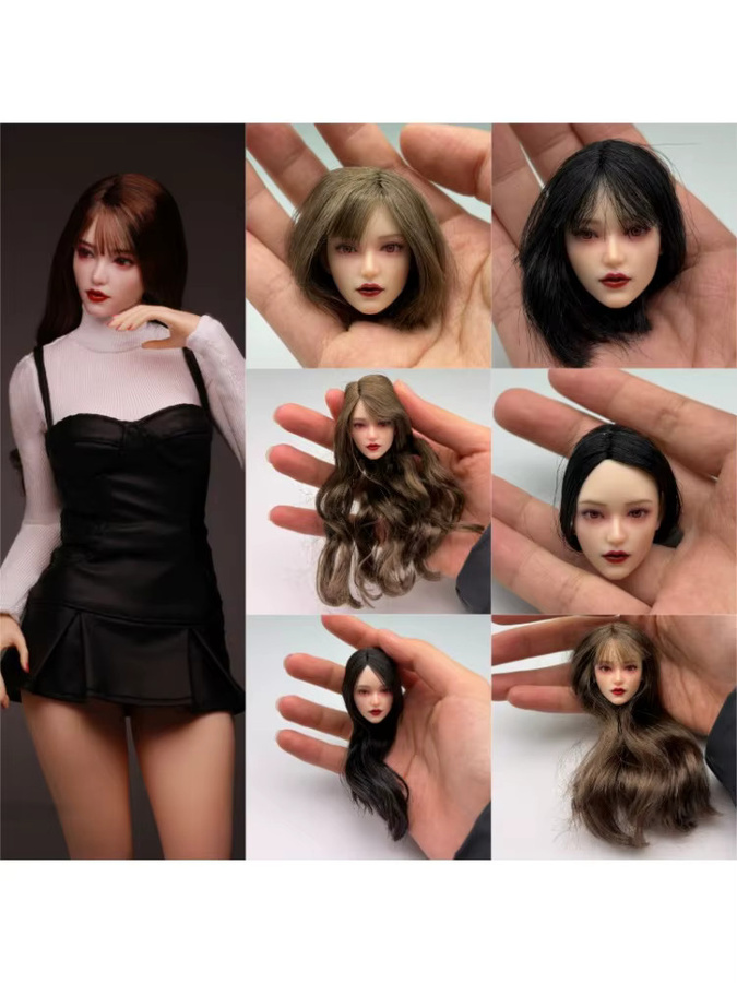 Z6TOYS Xiaoqing Bewegliche Augen Kopf Sculpt Modell, 1/6 Skala, Action Figur, Puppen - Bild 2
