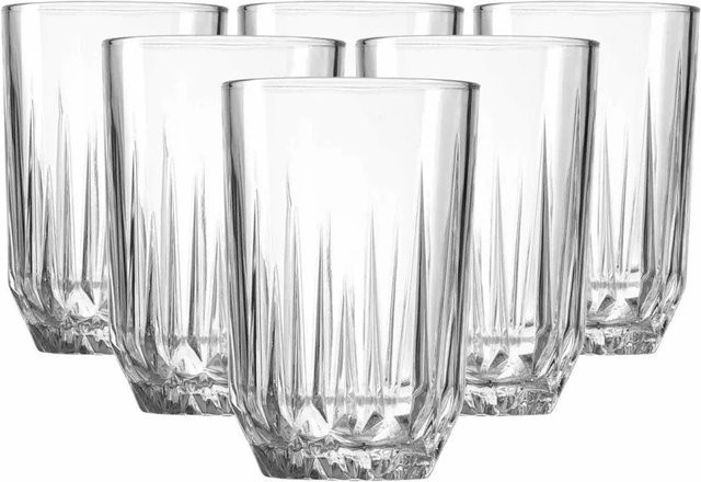 Ritzenhoff & Breker Palace Tumbler Longdrinkgläser transparent 6er Set 350 ml - Bild 1