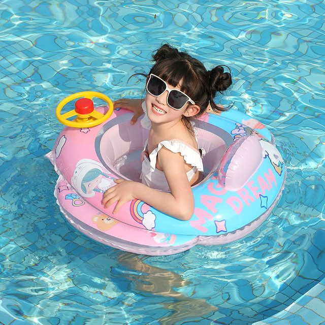 Schwimmring für Kinder und Kleinkinder als Pool Float und Strandspielzeug aus Kunststoff - Bild 1