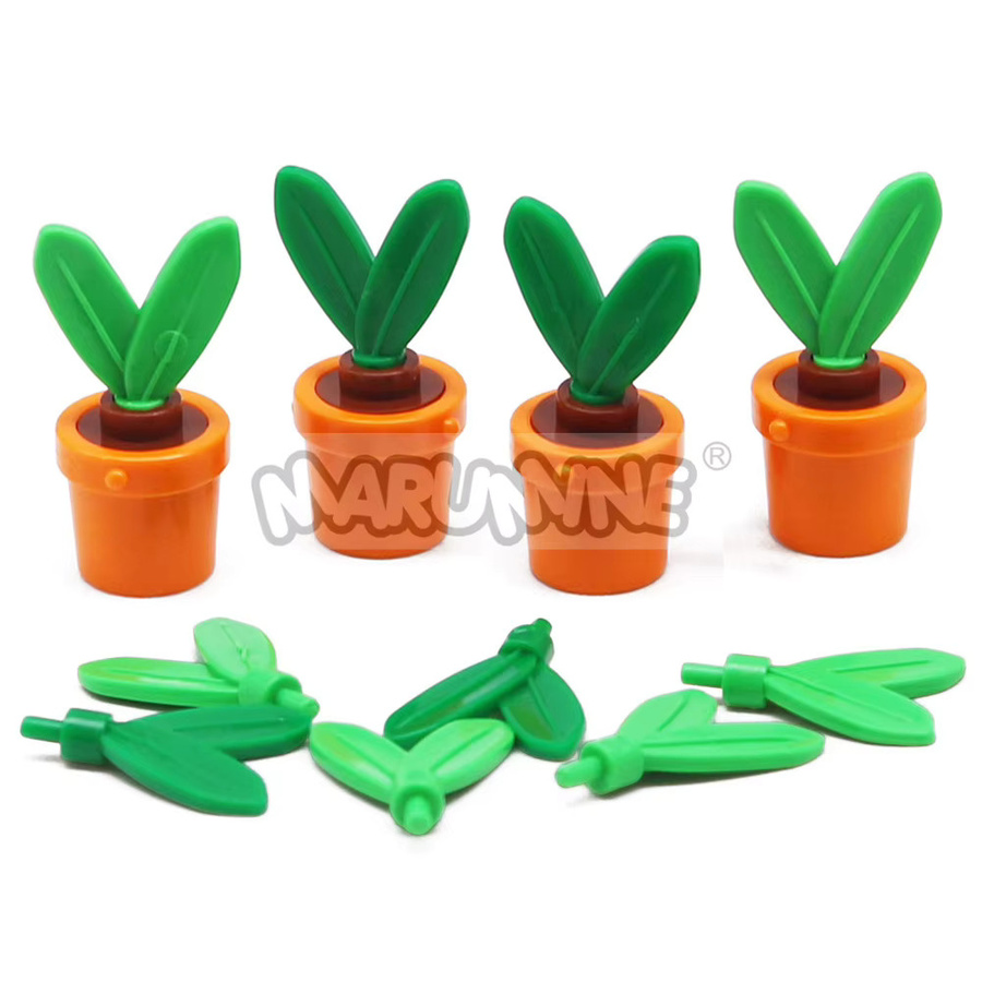 MARUMINE MOC Bausteine Topfpflanze, Zubehör, 50-teiliges Set - Bild 3