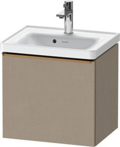 Duravit Waschtischunterschrank D-Neo in Bronze Gebraucht/Leinen, B/T/H: 48,4 x 37,2 x 44 cm - Bild 1