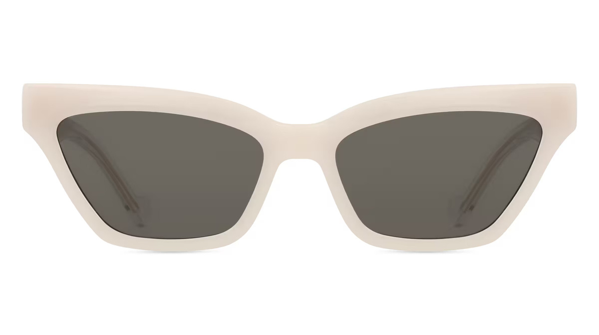 Liu Jo LJ781S Sonnenbrille Butterfly, Vollrand, Kunststoff, Unisex, weiß - Bild 1