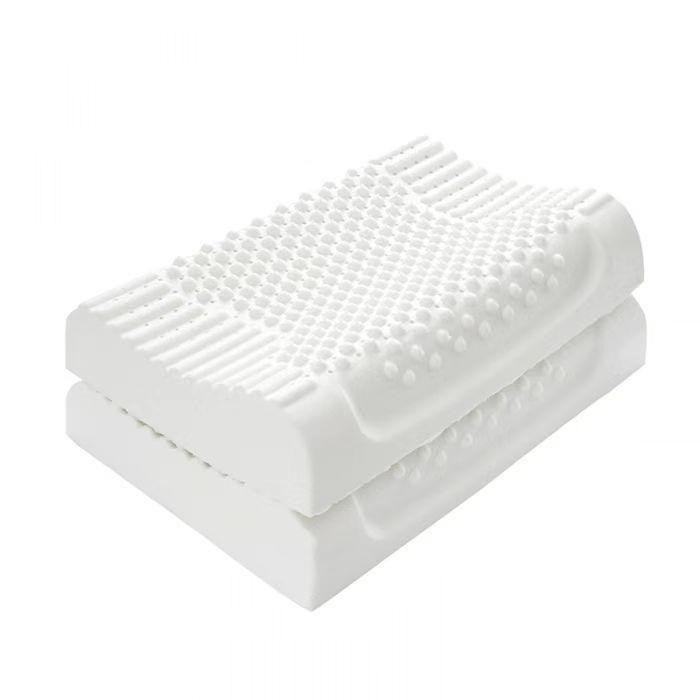 Wolfszähne Naturlatex Kissen mit doppeltem Kissenbezug für Erwachsene, B/T/H: 50 x 30 x 9 cm - Bild 4