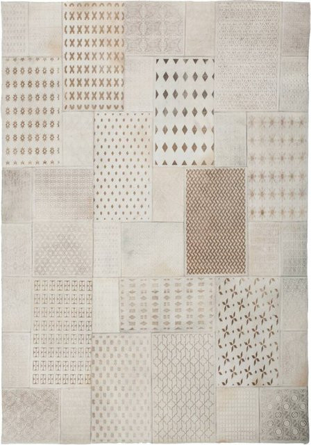 Kayoom Kurzflorteppich Gleam 560 in Weiß, B/L: 160 x 230 cm - Bild 1