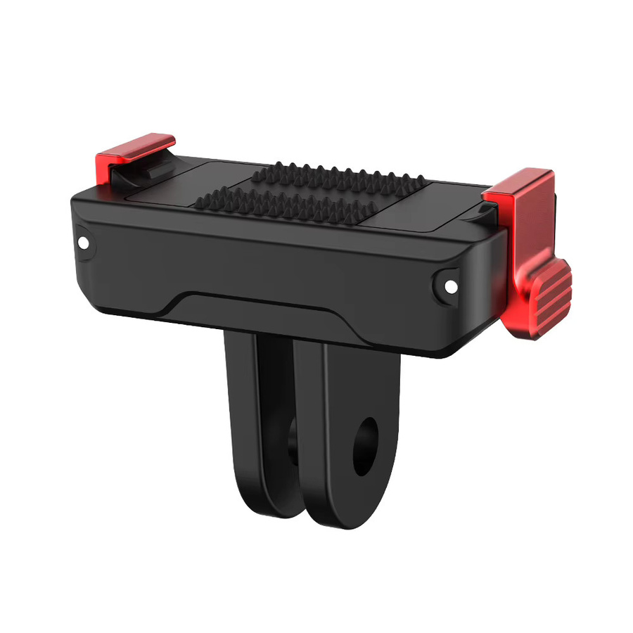 Flymile Magnetische Adapterbasis für DJI Action 5 Pro, 4 und 3 in Schwarz als Schnellverschluss-Erweiterungsstativ und Adapterhalterung - Bild 6