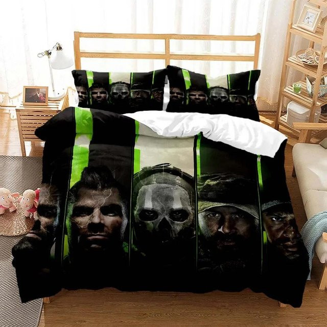 Call of Duty Gamer 3D Bettwäscheset aus Microfaser in Schwarz, Breite: 133 cm, Höhe: 70 cm - Bild 1
