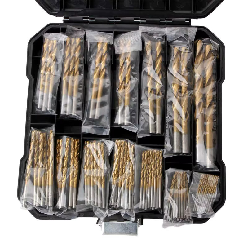 50-teiliges HSS-Bohrer-Set aus Edelstahl mit Titan-Beschichtung in Gold, Sechskantschaft für Metall, Holz und Kunststoff - Bild 4