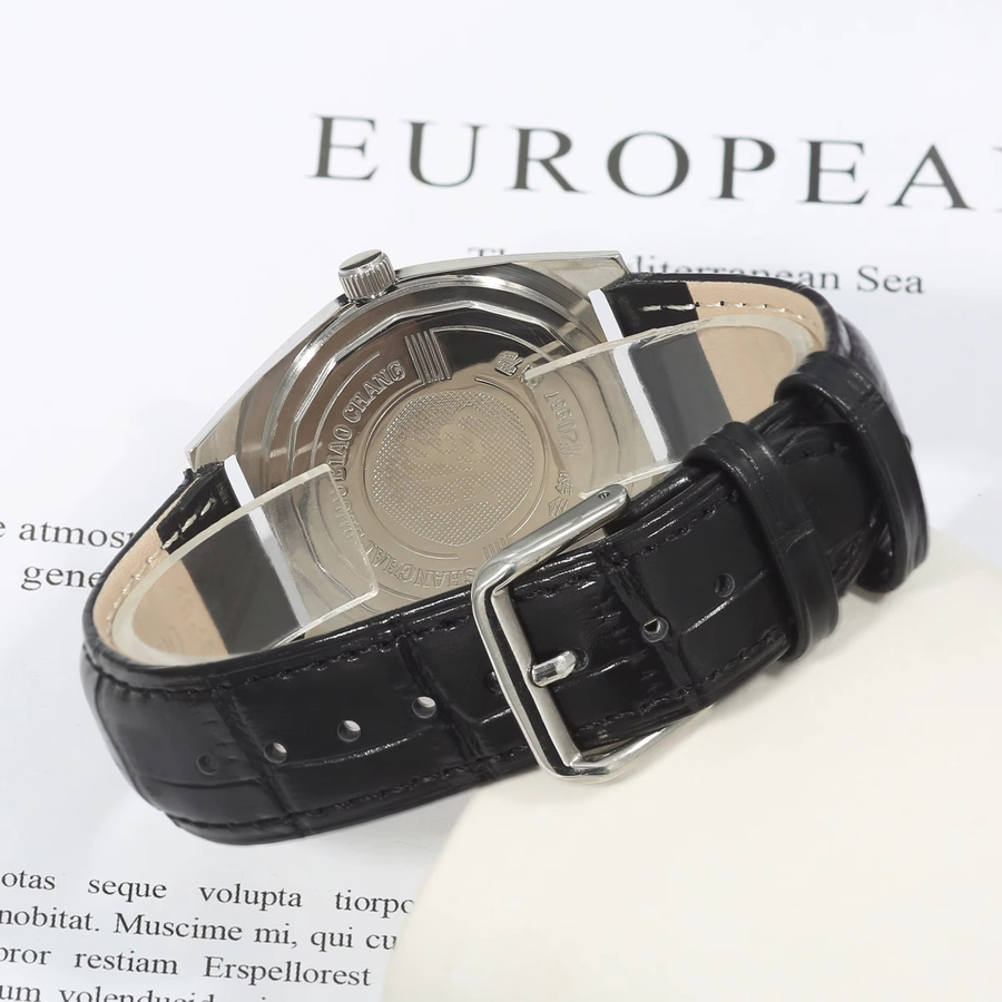 Heimdallr Armbanduhr, Handaufzug, Edelstahl, 36 mm, Herren, Grün - Bild 6