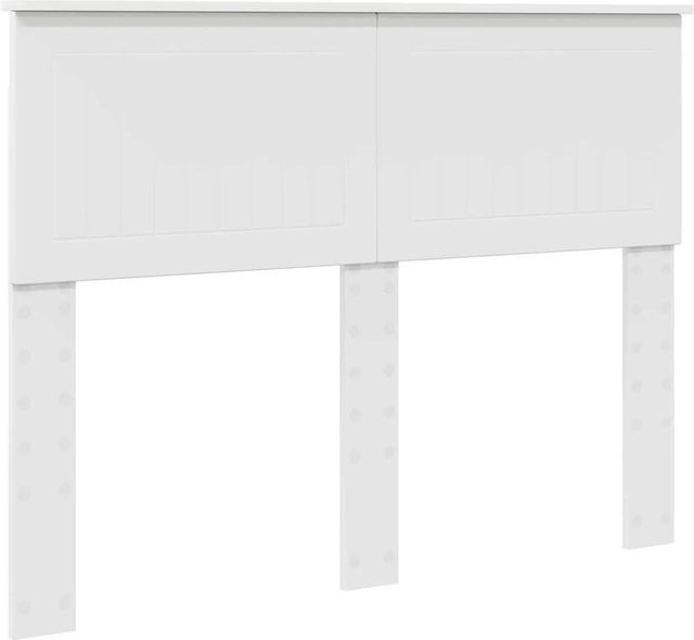 vidaXL Kopfteil aus Holzwerkstoff in Weiß, Breite: 135 cm - Bild 1