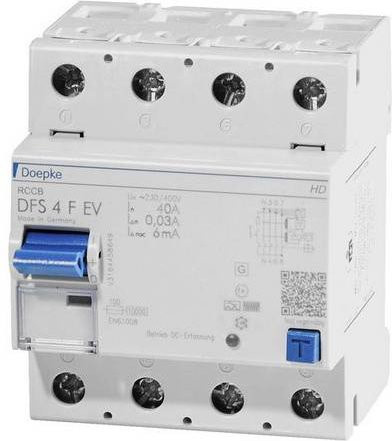 Doepke FI-Schutzschalter RCD 4,0 A in Weiß 09134814HD - Bild 1