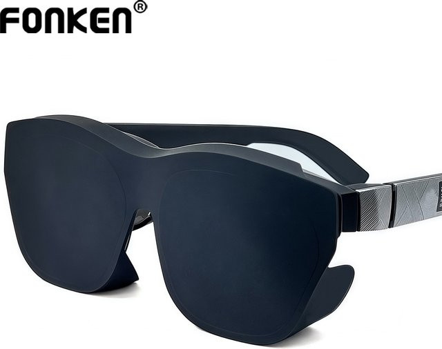 FONKEN Silikon Linsenschutz Abdeckung in Schwarz für Rayneo Air3/Air2/Air3s, Xreal One/Pro/Air2/Air2 Pro und VITURE One/Pro XR Brillen - Bild 1
