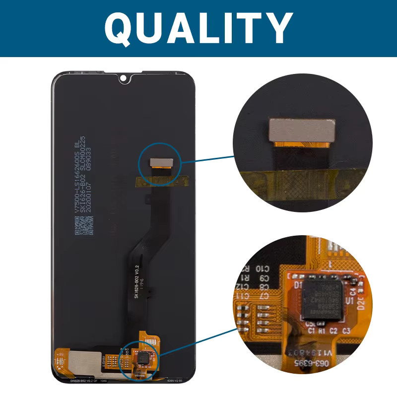 ZTE Blade V10 Vita Ersatz Display mit LCD Touch Digitizer Panel in Schwarz inklusive Montage Werkzeug - Bild 2