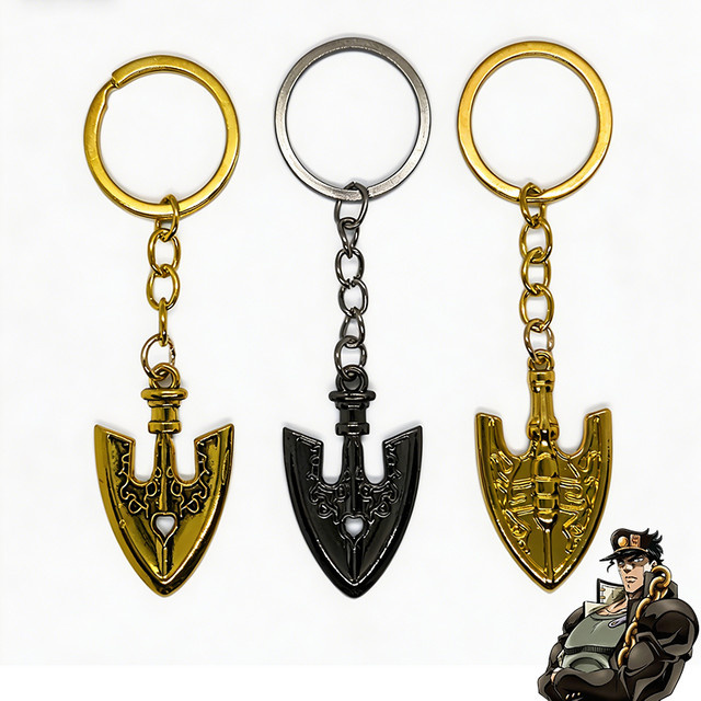 JOJO Bizarre Adventure Stand Arrow Anhänger Halskette, Metall, Gold, Unisex - Bild 1
