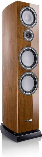 Canton Vento 90 Passiver Stand-Lautsprecher in Hochglanz Nussbaum Braun - Bild 1