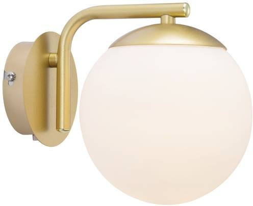 Nordlux Grant 47091025 Wandleuchte aus Messing mit Opalglas und E14 Fassung - Bild 1