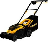 Stanley V20 Akku-Rasenmäher SCMWP3701M2-QW in Schwarz-Gelb mit 36V (2x18V), Mulchkit, Fangkorb und Ersatzakku - Bild 1