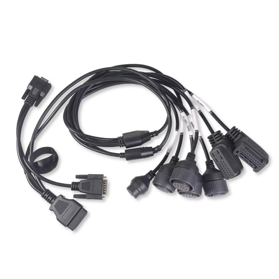DHCCREATE 9in1 Getriebe Adapter Test Kabel für VAG DQ250 DQ200 DQ380 DL382 DL501 VL300 VL381, 12V DC Datenkabel, Schwarz/Grün, Länge: 120 cm - Bild 2