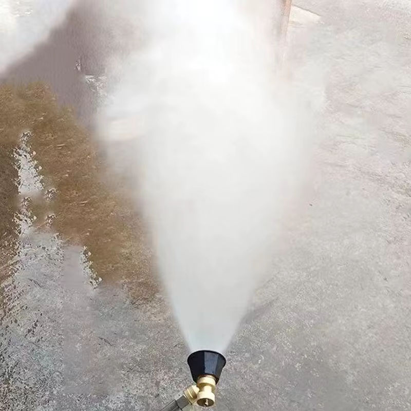 HUXUAN Hochdruck-Luft-Vortex-Sprühdüse in Schwarz, verstellbare Wasserauslassdüse für Gartenarbeit und Bewässerung - Bild 5